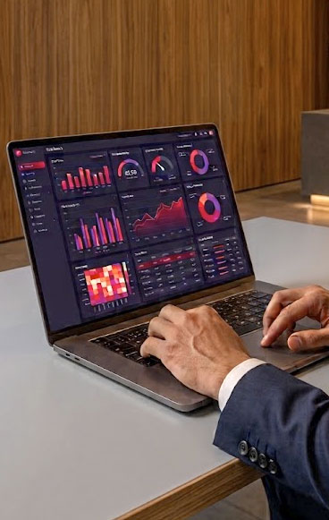 Painel de dados e dashboards customizados